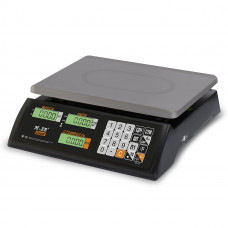 Торговые настольные весы M-ER 327 AC-32.5 Ceed LCD Черные