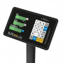 Торговые напольные весы MER 333 AСP-150.20/50 TRADER с расчетом стоимости LCD