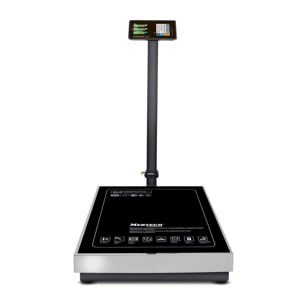 Торговые напольные весы M-ER 333 ACLP-600.200 TRADER с расчетом стоимости LCD