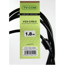  VCOM КабельсоединительныйSVGA(15M/M)1,8m2фильтраTV-COM<QCG120H-1.8M>