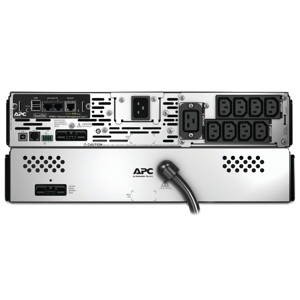 ИБП APC Smart-UPS X 3000VA Rack/Tower LCD 200-240V with Network Card Black

