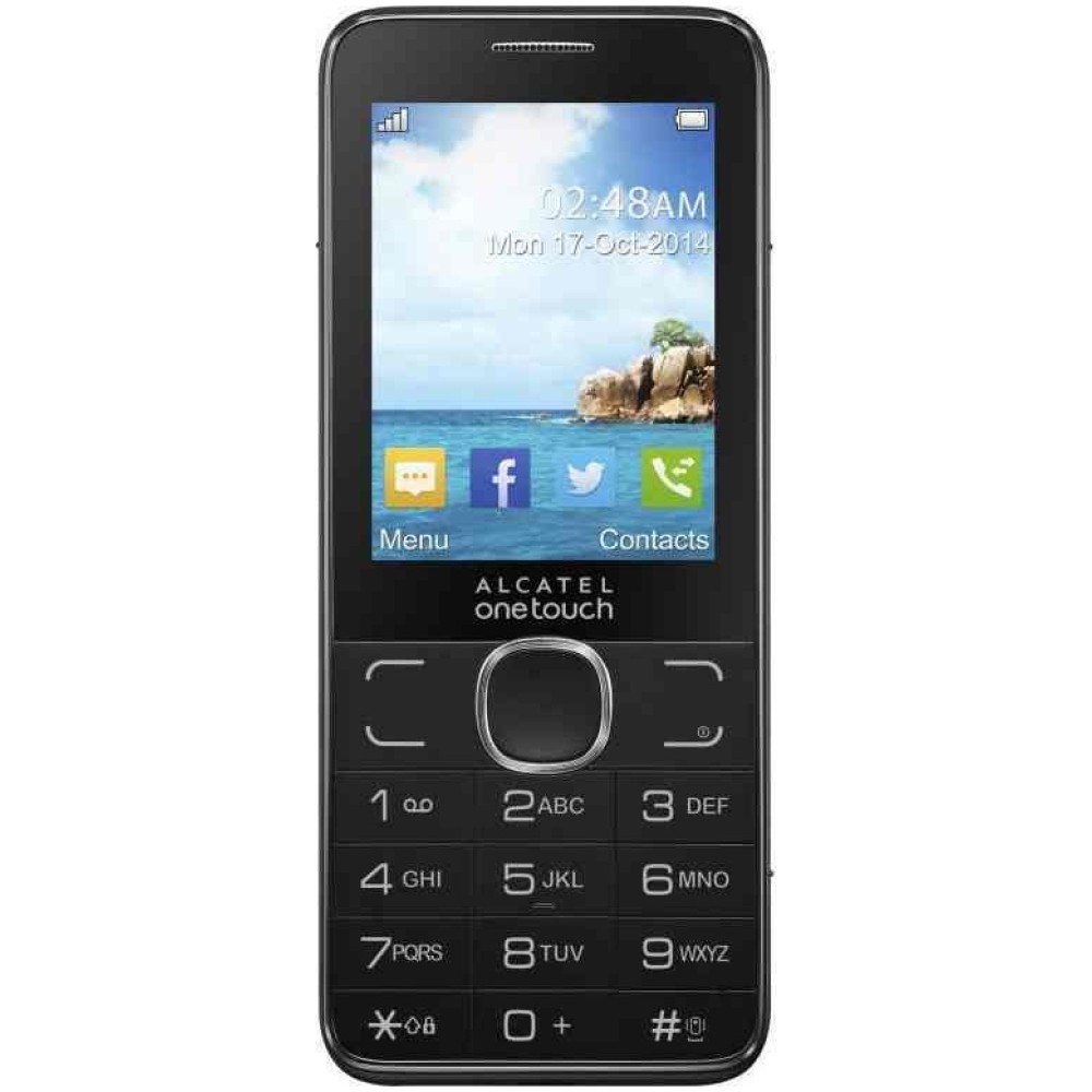 телефон Alcatel One Touch 2007D Black/Brown
