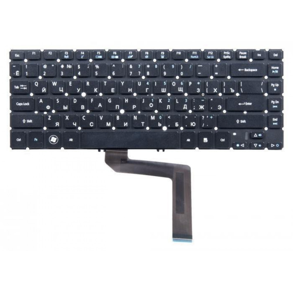 Клавиатура для ноутбука Acer Aspire M5 481   NK.I1417.02B, No Frame, BackLight Black
